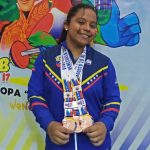 Mirandina Sahara Ochoa subió al podio en el panamericano de pesas