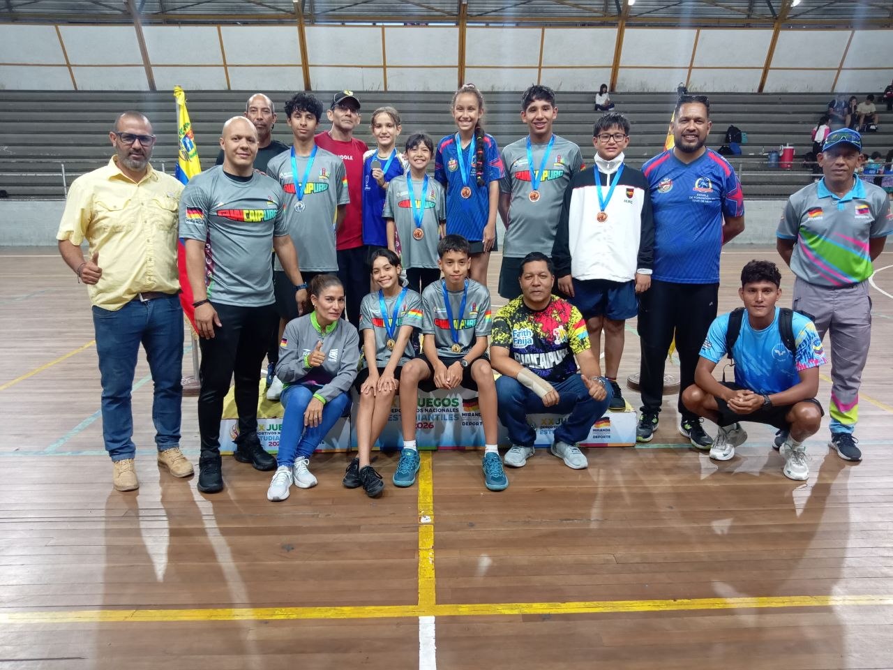 🏓​ Guaicaipuro brilla en casa y conquista el oro en la Fase Estadal de Tenis de Mesa Estudiantil